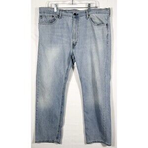 Levi's 505 Regular Fit Jeans Men's Size 38x30 Blue Denim Classic Style